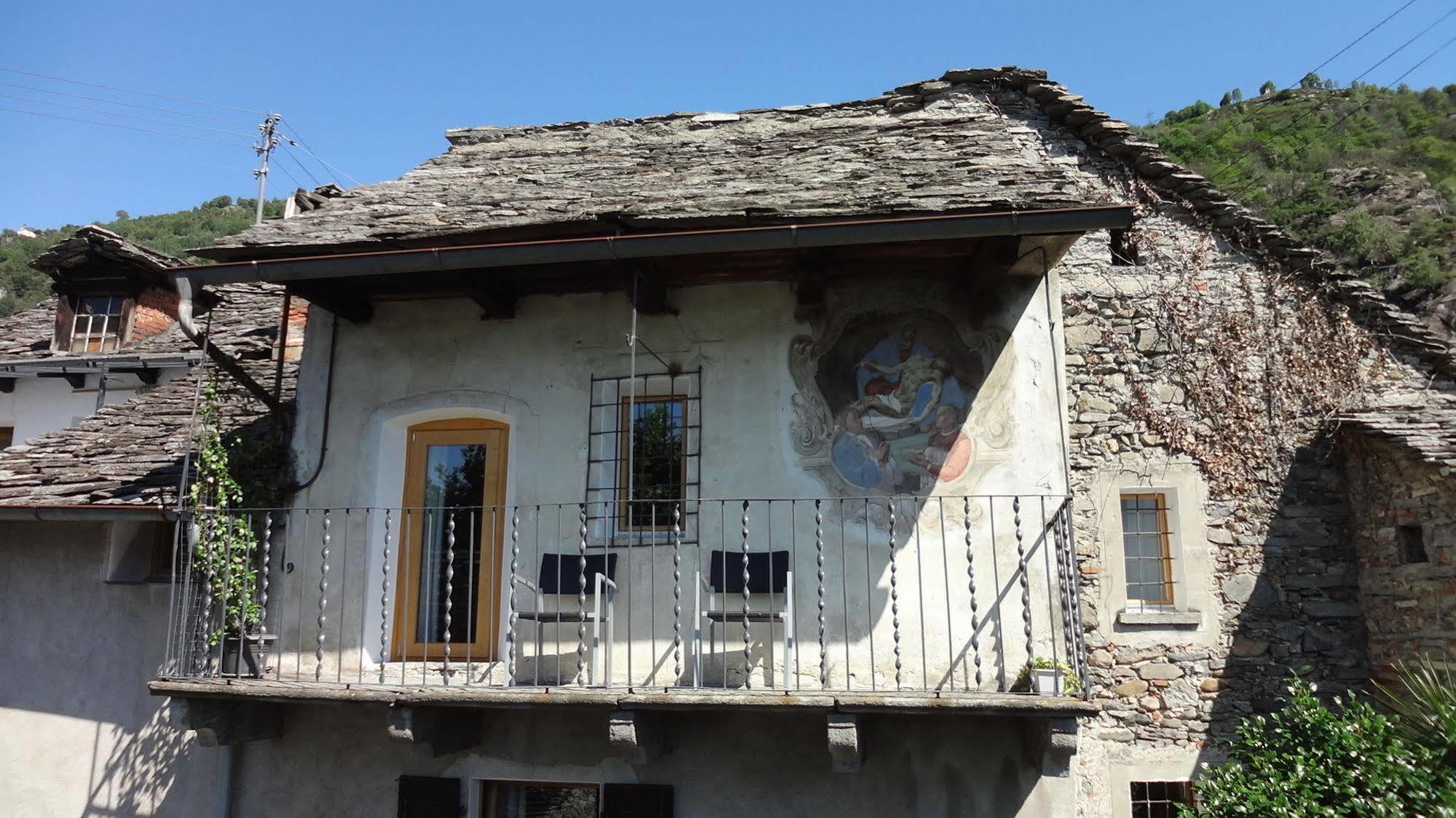 Alloggi Alla Cantina Tegna Exterior foto